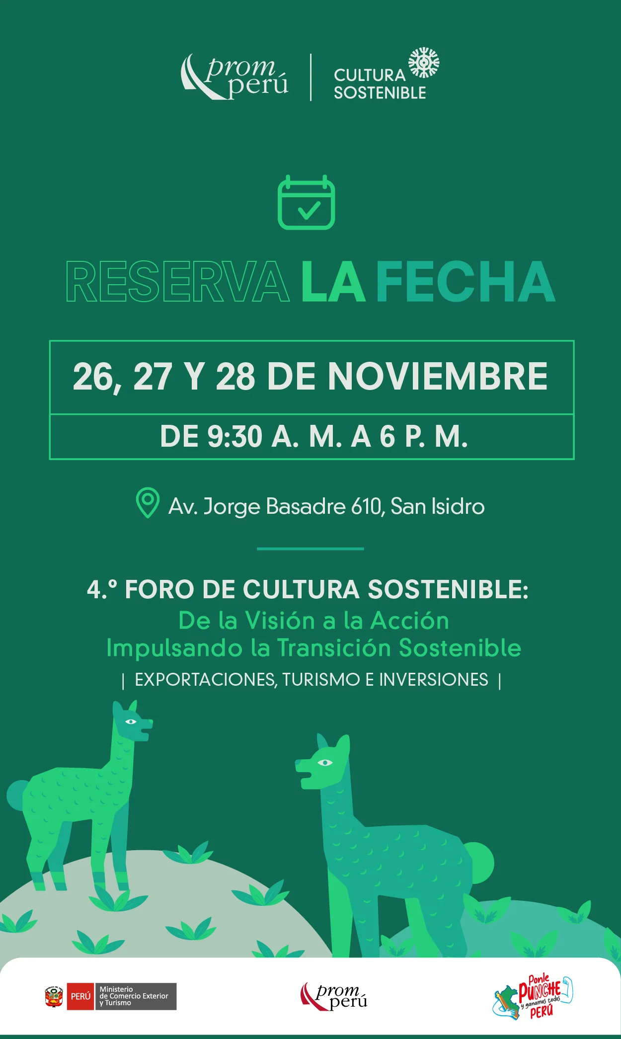 4° FORO CULTURA SOSTENIBLE NACIONAL