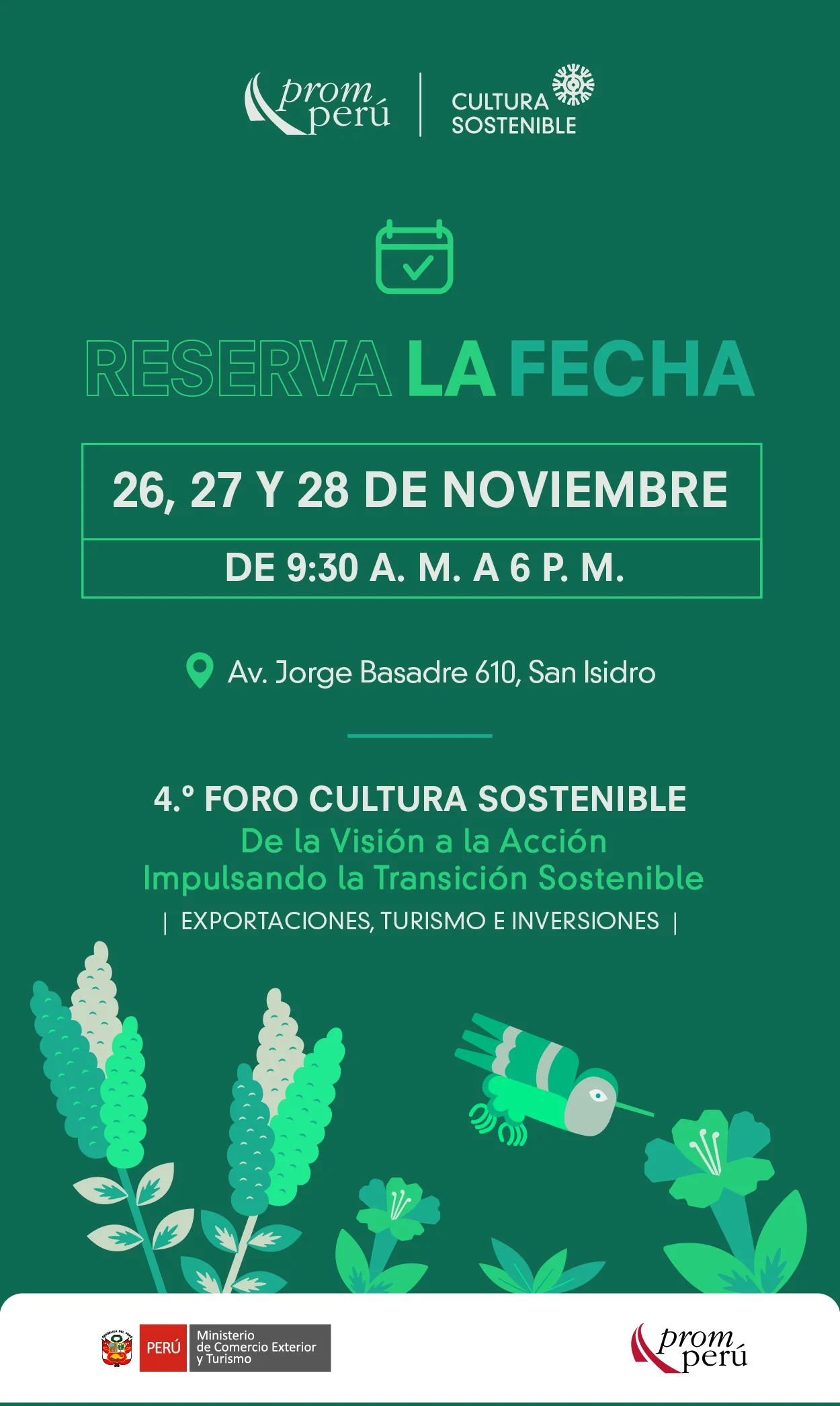 4° FORO CULTURA SOSTENIBLE